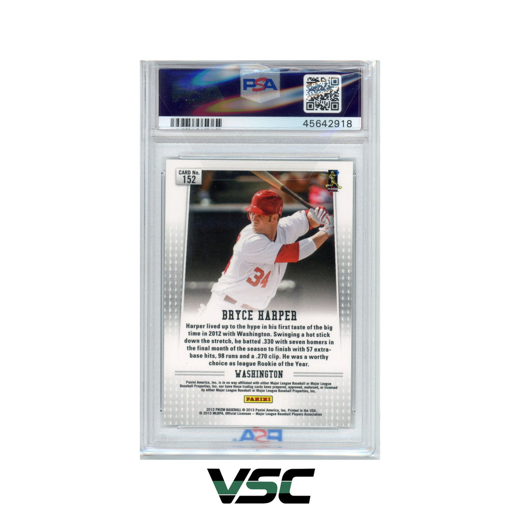 2012 Panini Prizm · Bryce Harper · 152 · PSA 10