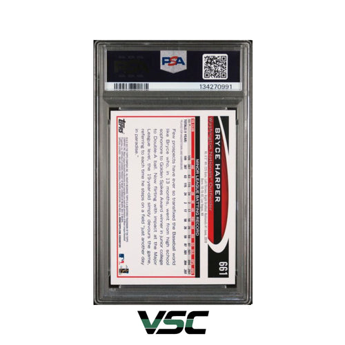 2012 Topps · Bryce Harper · 661 · PSA 10