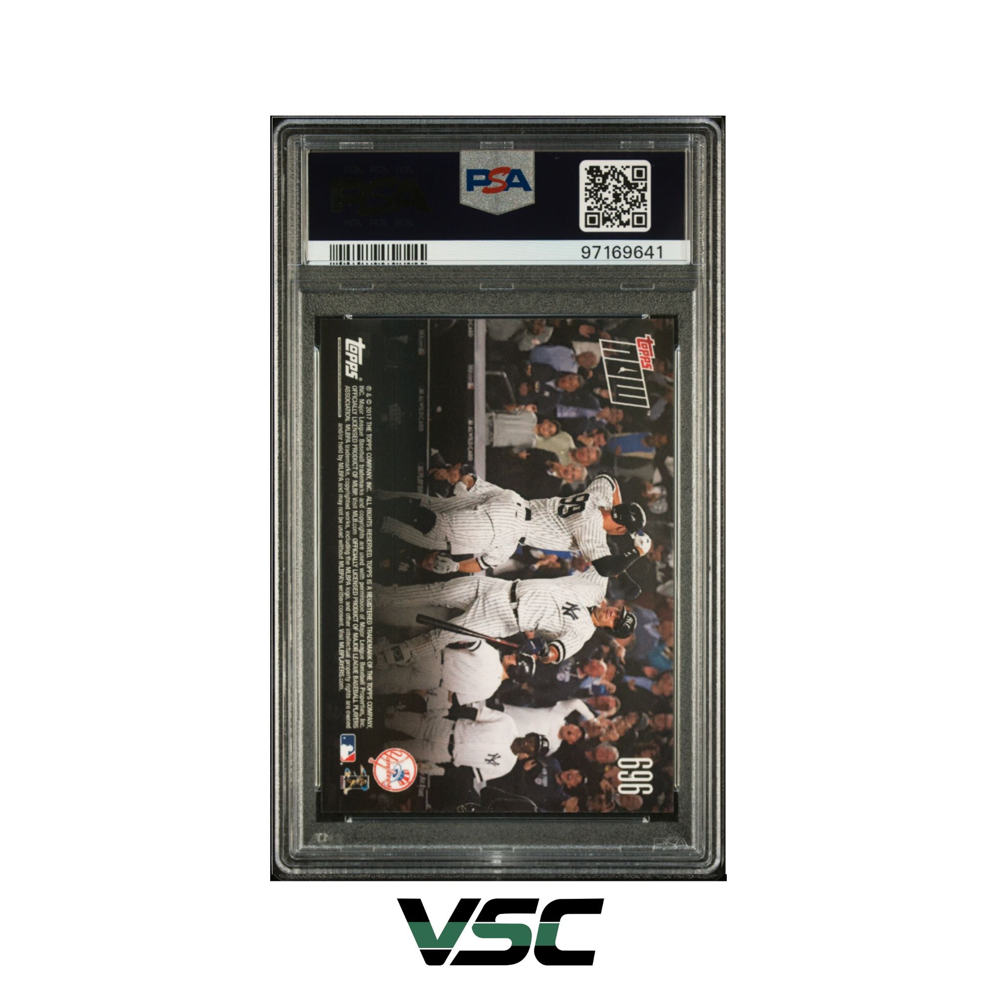 2017 Topps Now · Aaron Judge · 696 · PSA 10