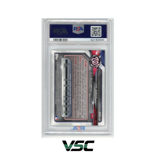 2018 Bowman Chrome  · Luis Garcia · LGA · PSA 9