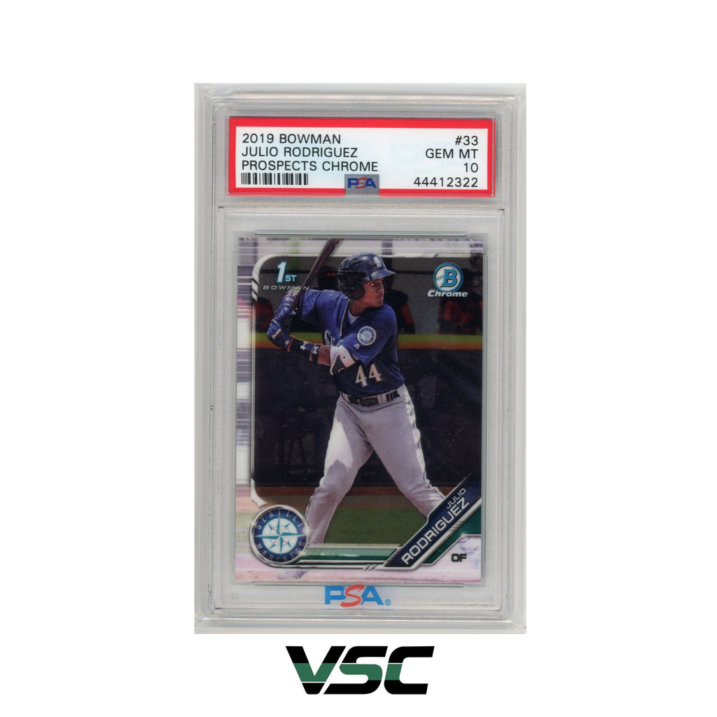 2019 Bowman · Julio Rodriguez · 33 · PSA 10