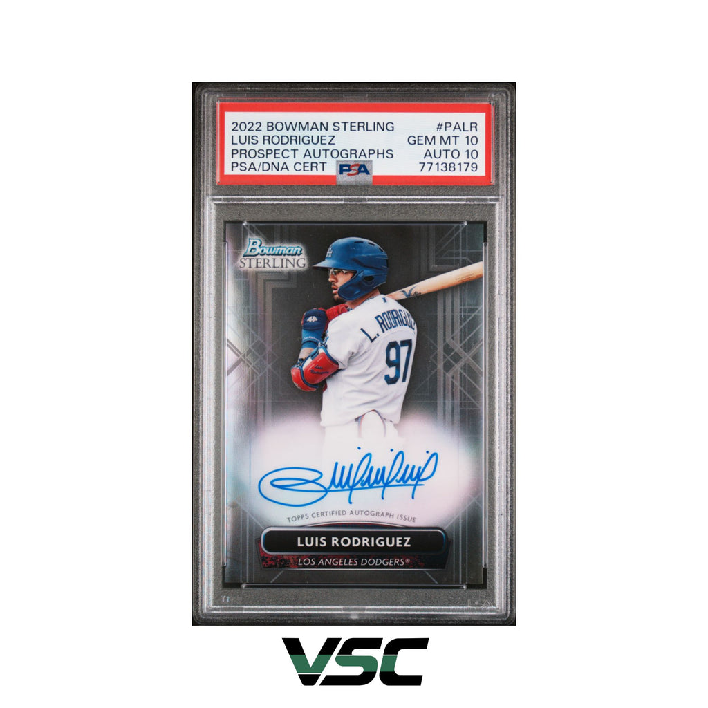 2022 Bowman Sterling · Luis Rodriguez · PA-LR · Auto · PSA 10