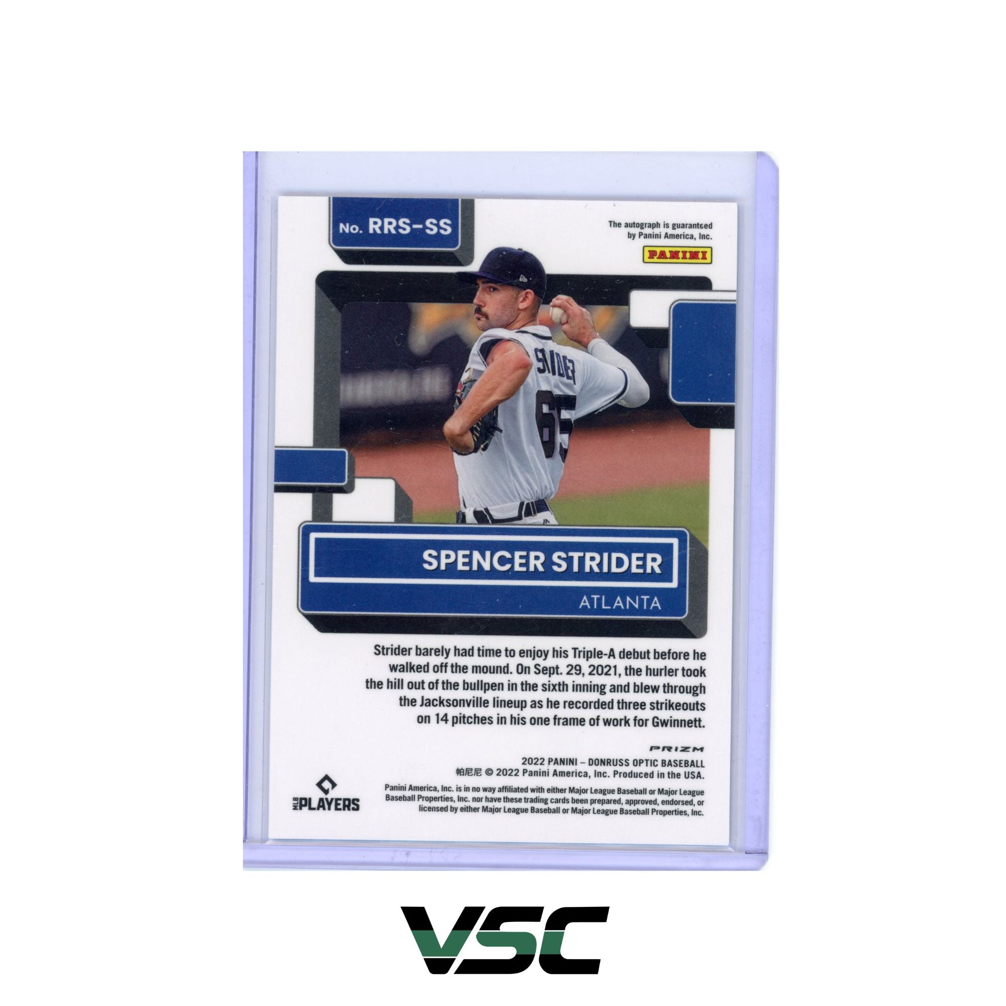 2022 Donruss Optic· Spencer Strider · RRSSS