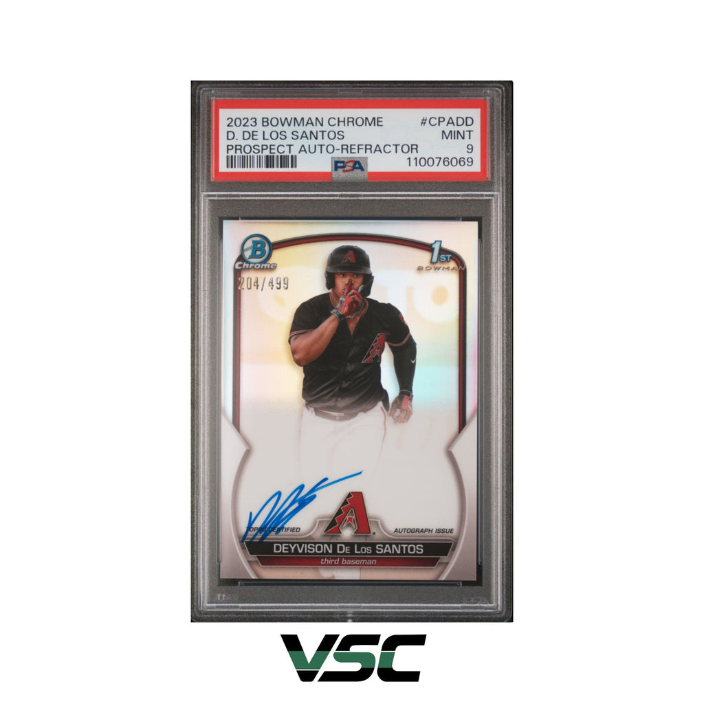 2023 Bowman Chrome · Deyvison De Los Santos · CPADD · PSA 9