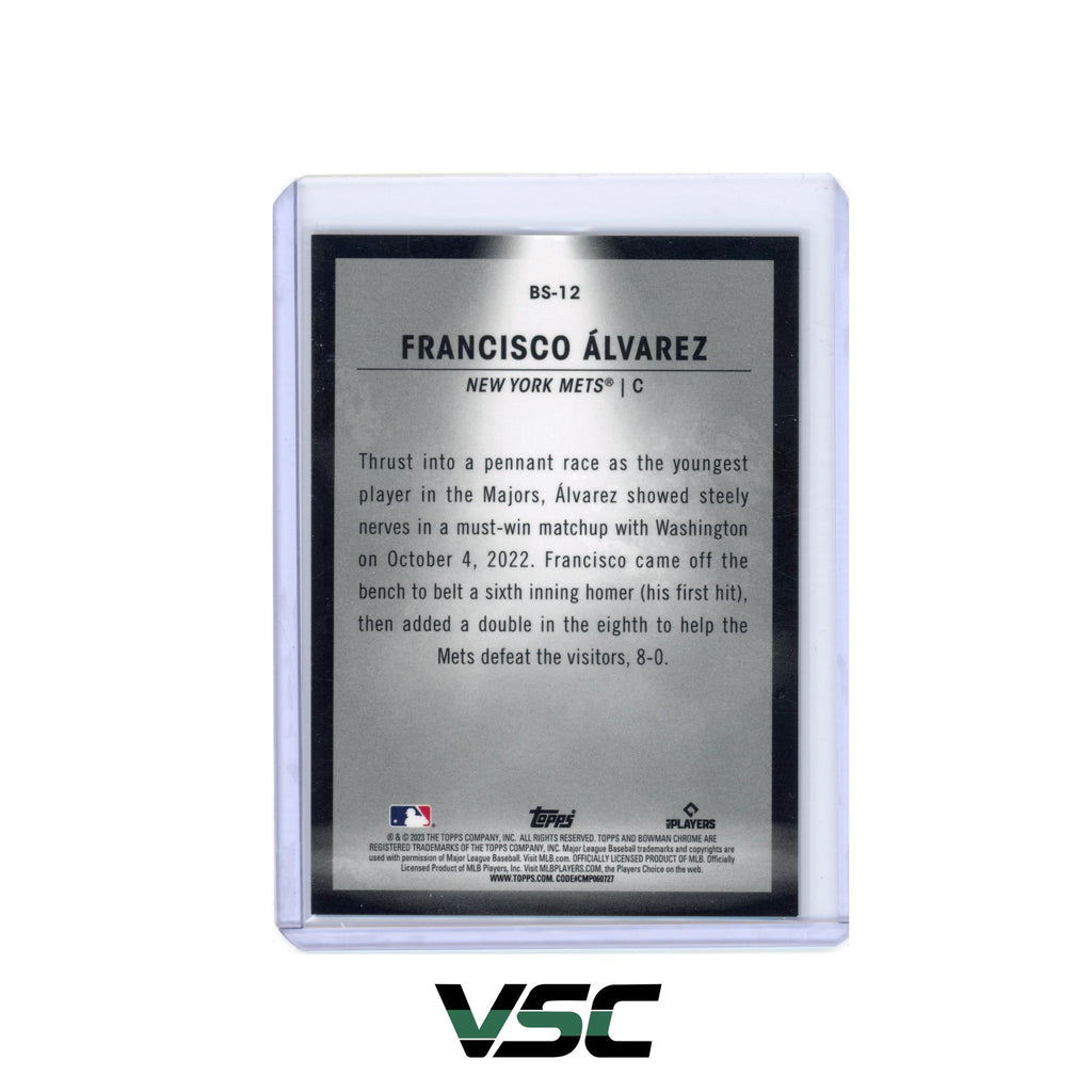 2023 Bowman · Francisco Alvarez · BS12