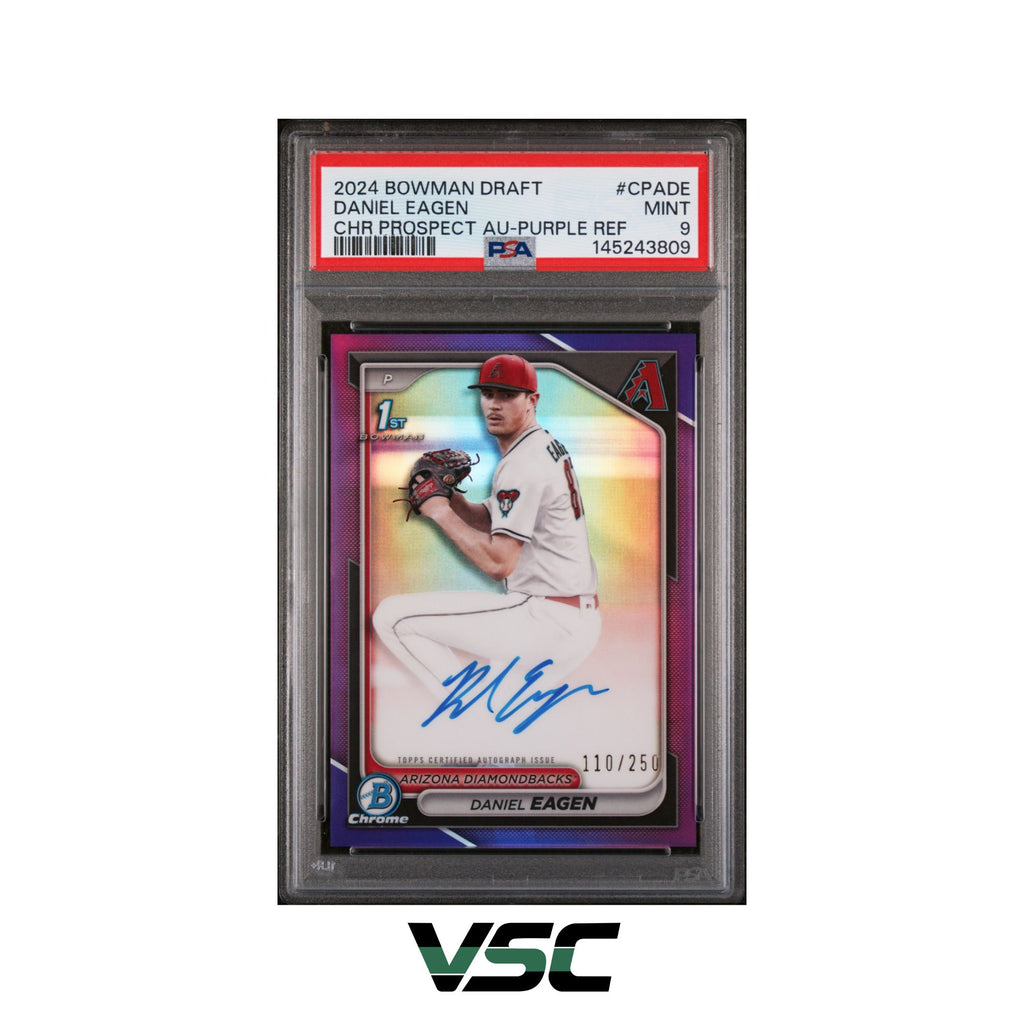 2024 Bowman Draft · Daniel Eagen · CPADE · PSA 9