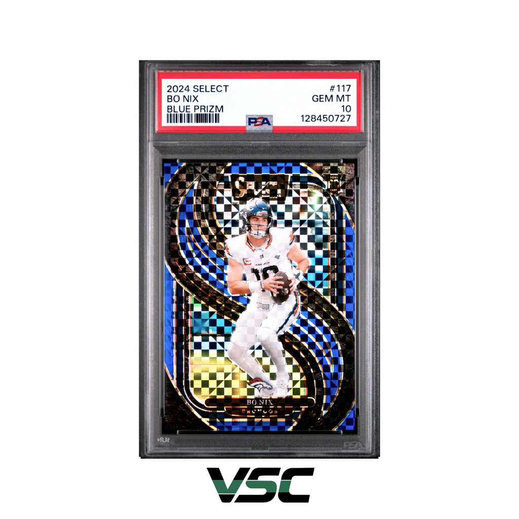 2024 Panini Select · Bo Nix · 117 · PSA 10