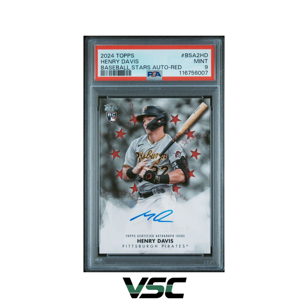2024 Topps · Henry Davis · BSA2HD · PSA 9