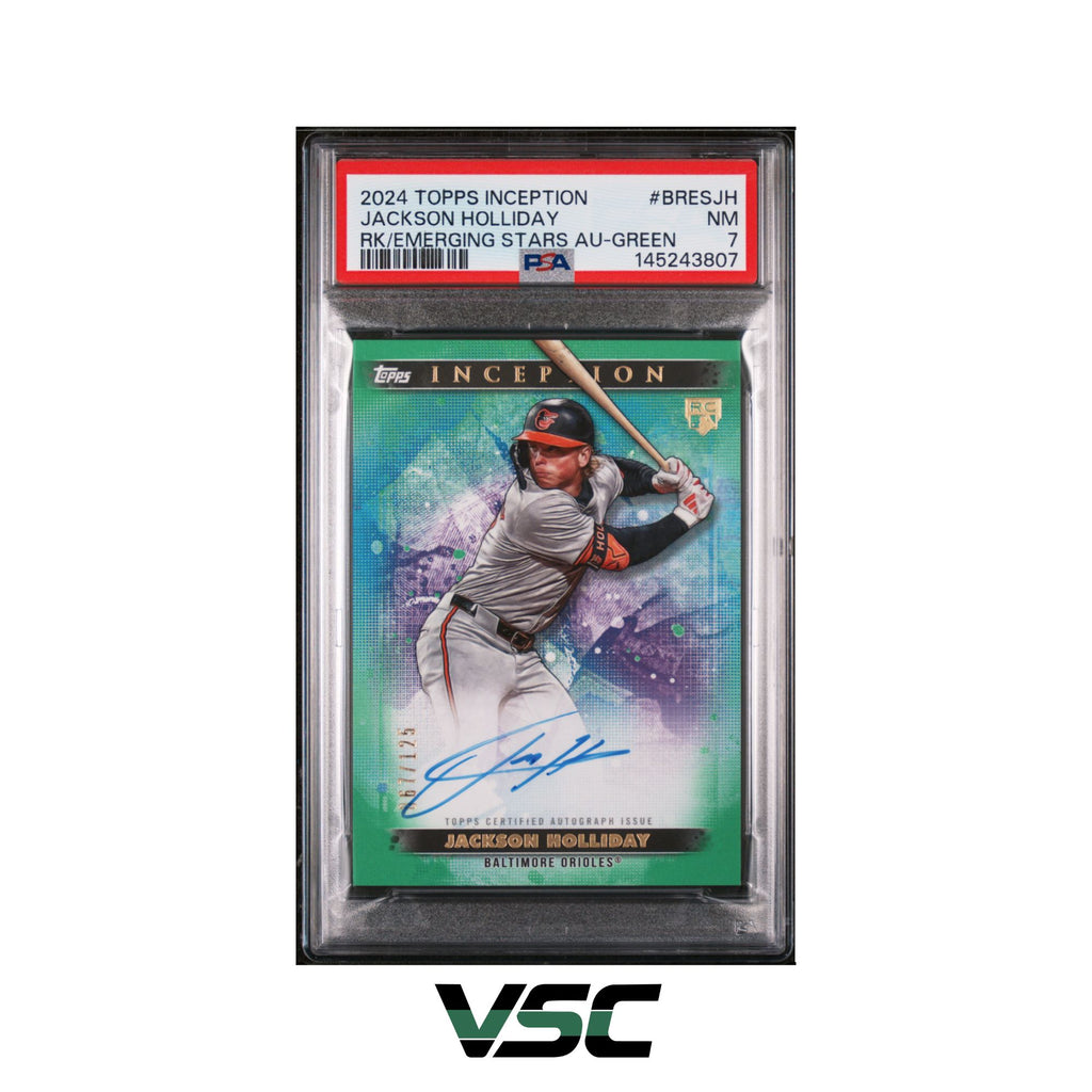 2024 Topps Inception · Jackson Holliday · BRESJH · PSA 7