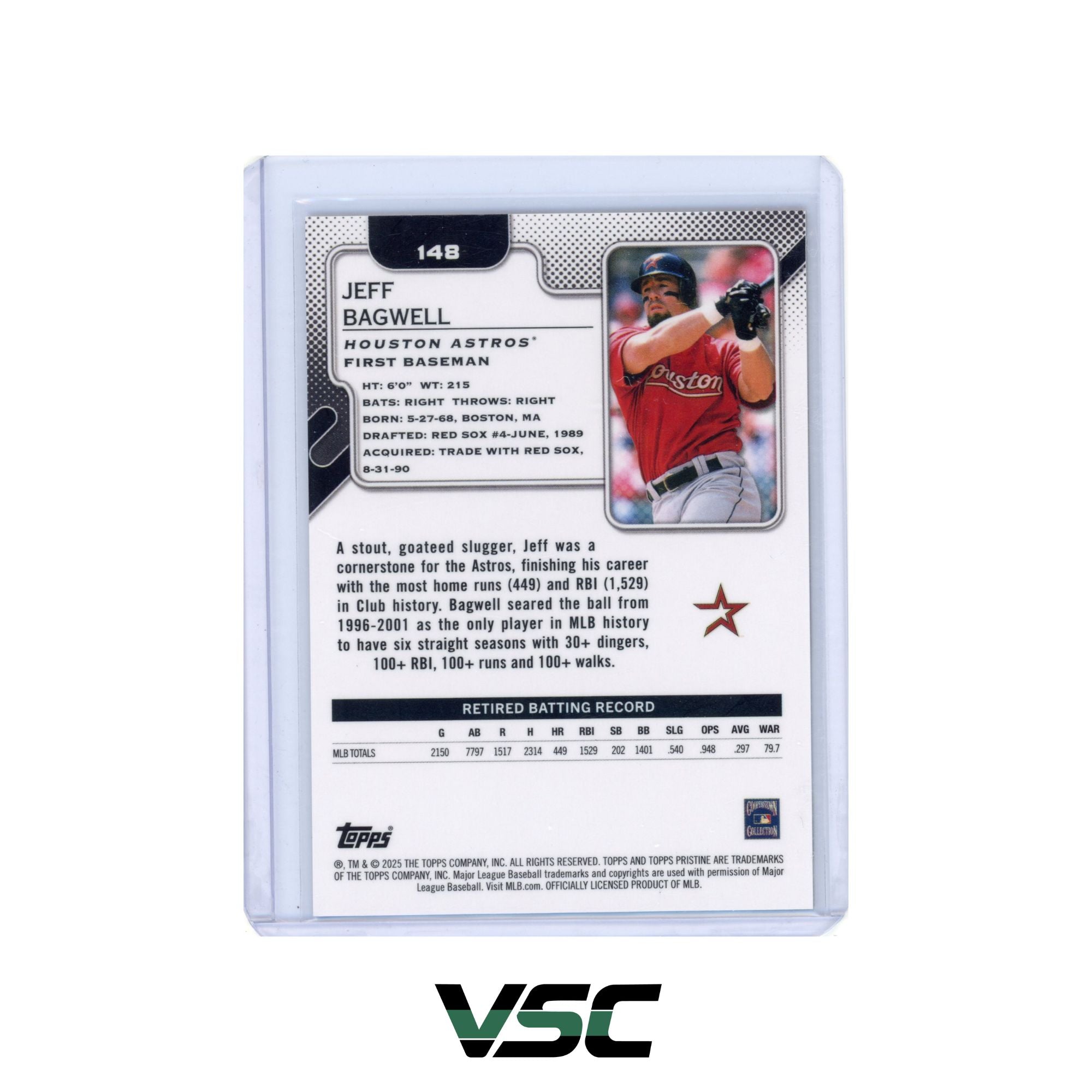 2025 Topps Pristine · Jeff Bagwell · 148