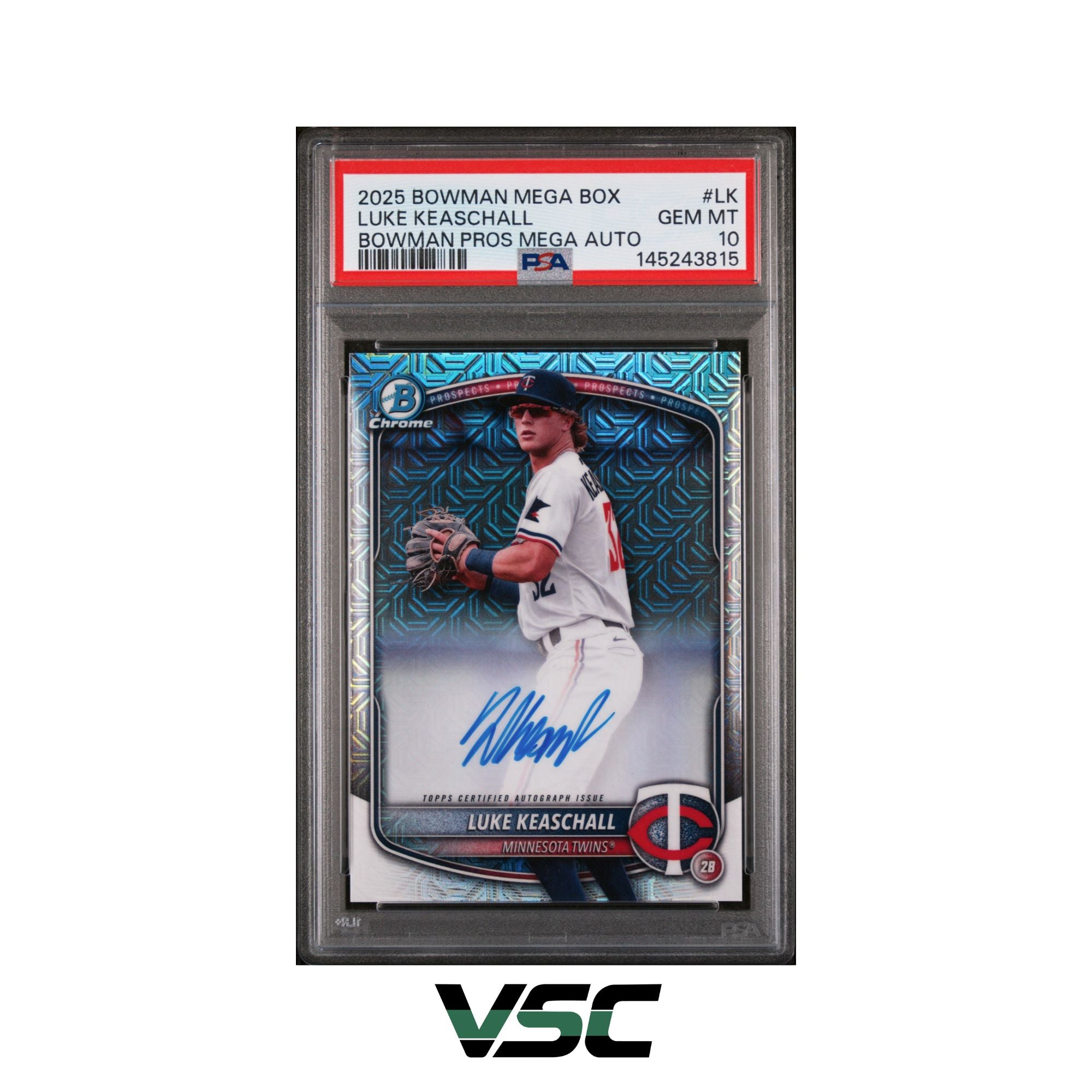 2025 Bowman · Luke Keaschall · BMALK · PSA 10