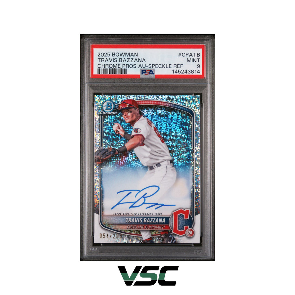 2025 Bowman · Travis Bazzana · CPATB · PSA 9