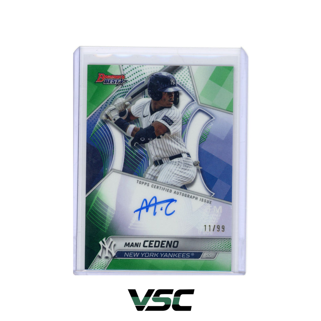 2025 Bowman's Best · Mani Cedeno · B25MCE