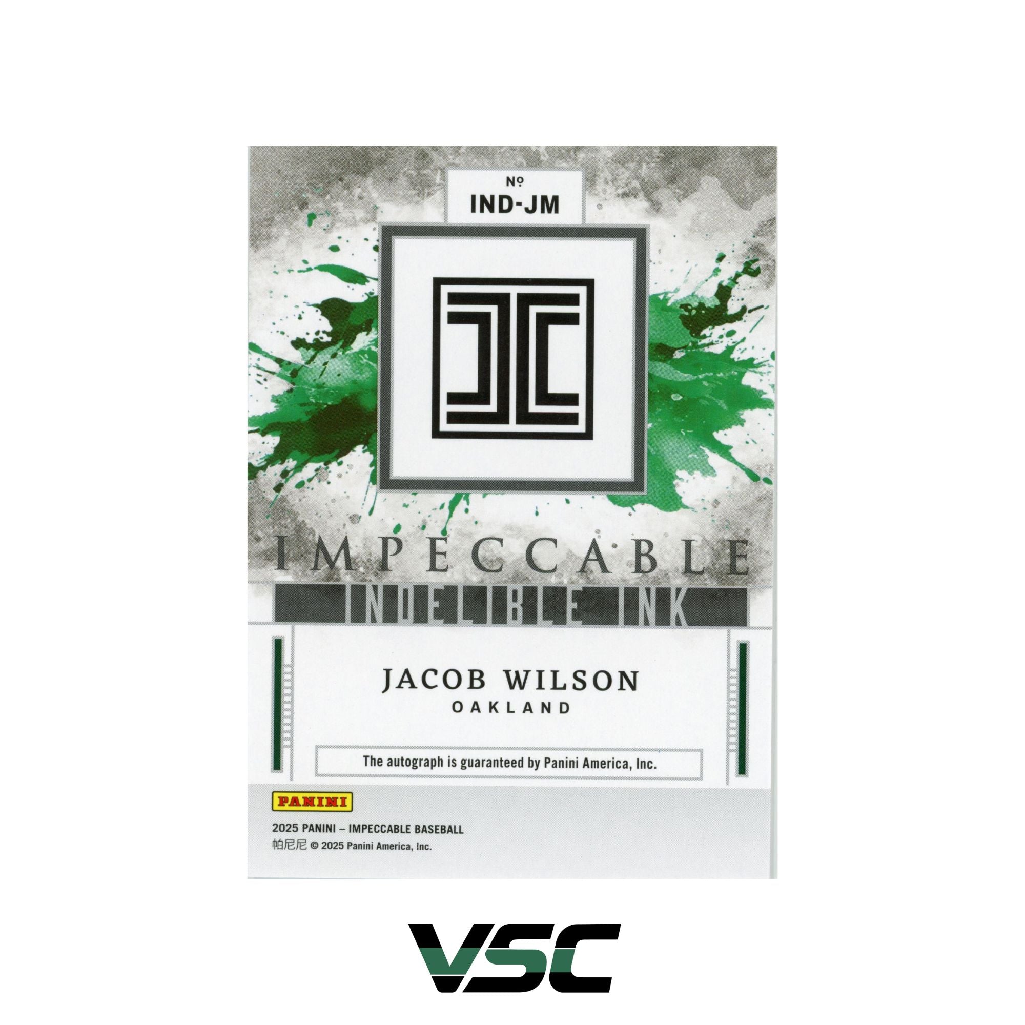Jacob Wilson back