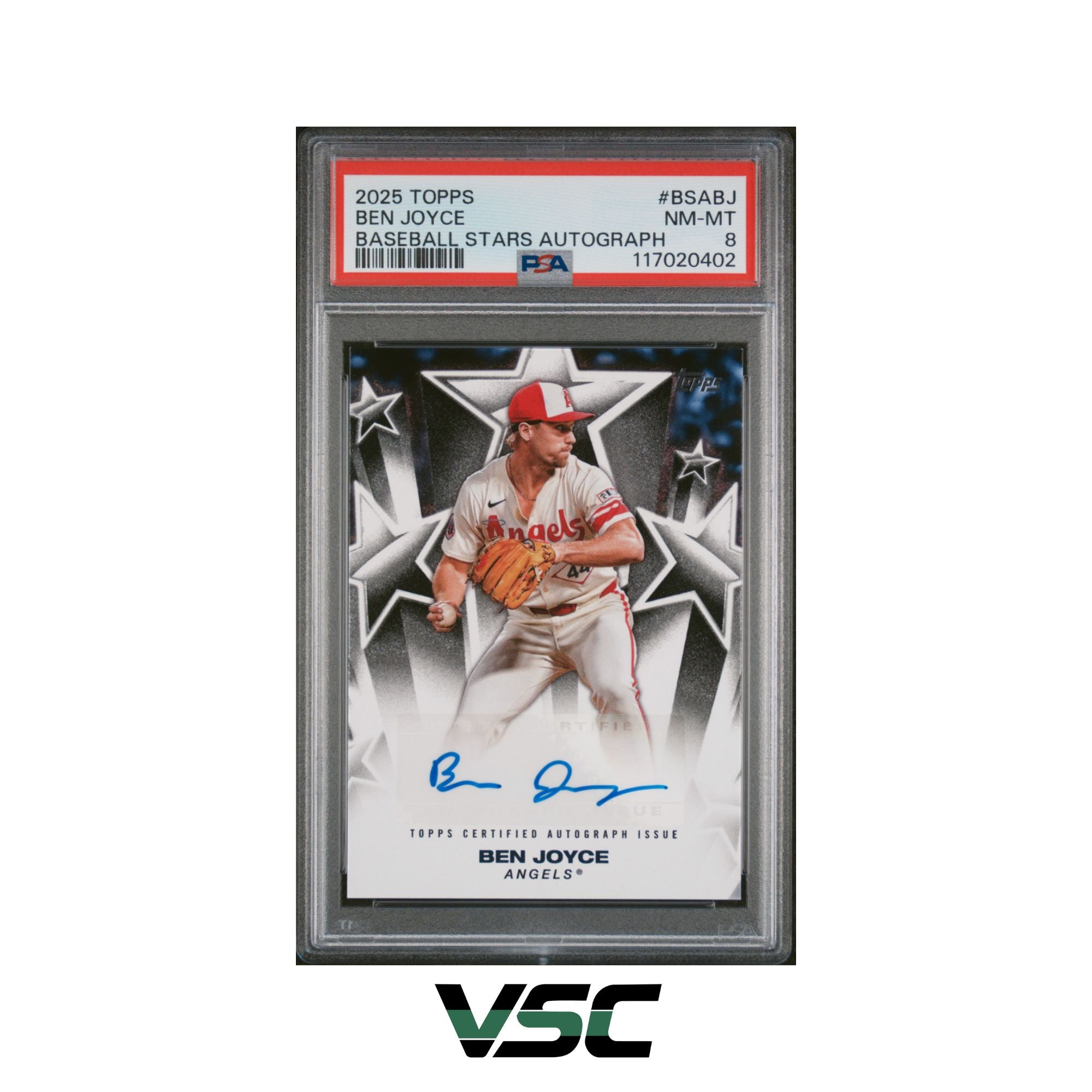 2025 Topps · Ben Joyce · BSABJ · PSA 8
