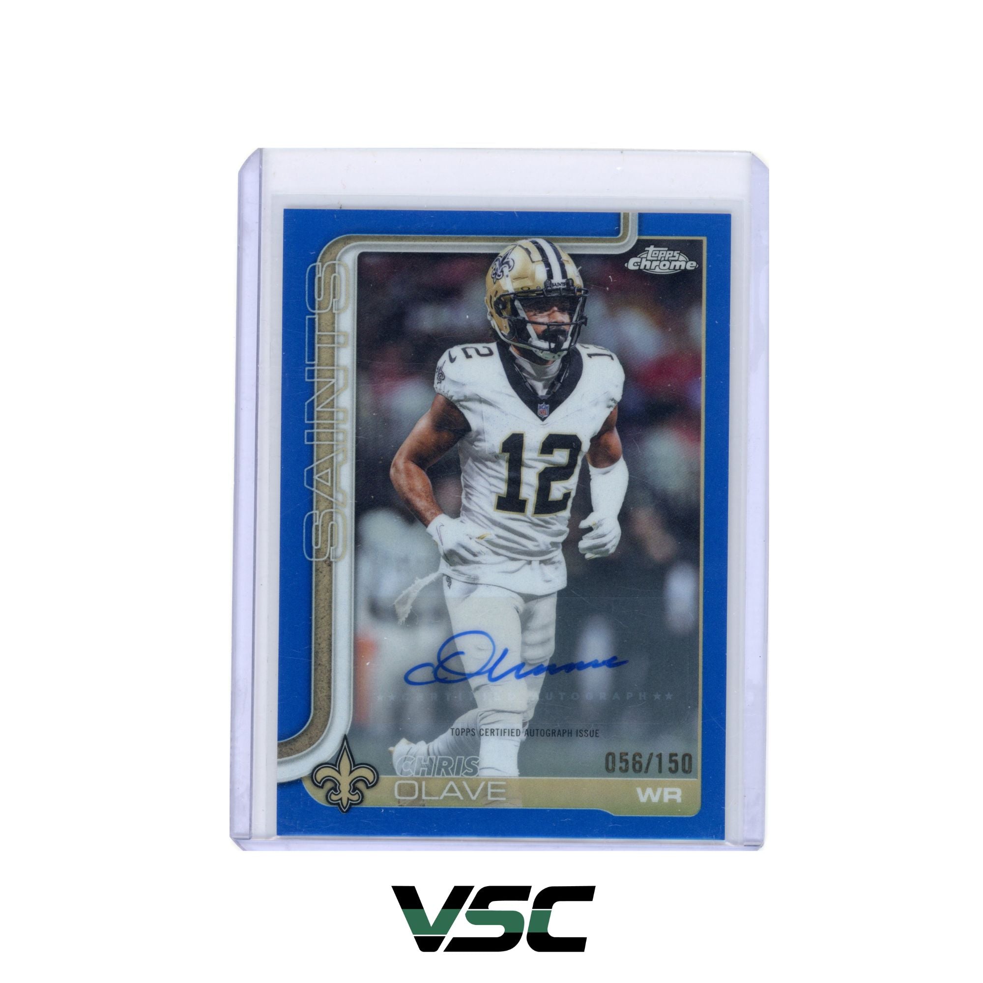 2025 Topps Chrome · Chris Olave · BACO
