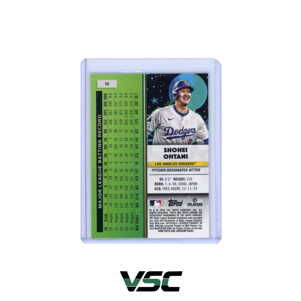 2025 Topps Cosmic Chrome · Shohei Ohtani · 56