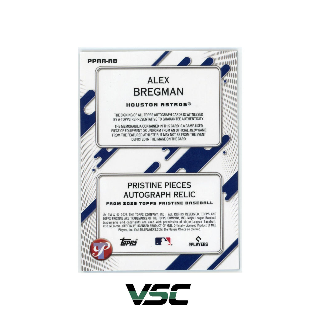 2025 Topps Pristine · Alex Bregman · PPARAB