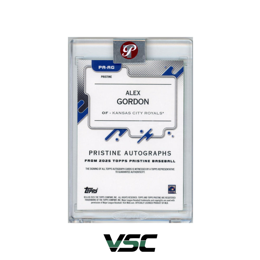 2025 Topps Pristine · Alex Gordon · PAAG