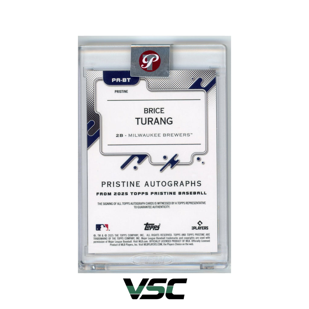 2025 Topps Pristine · Brice Turang · PABT