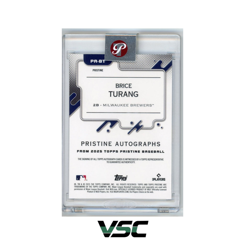 2025 Topps Pristine · Brice Turang · PABT