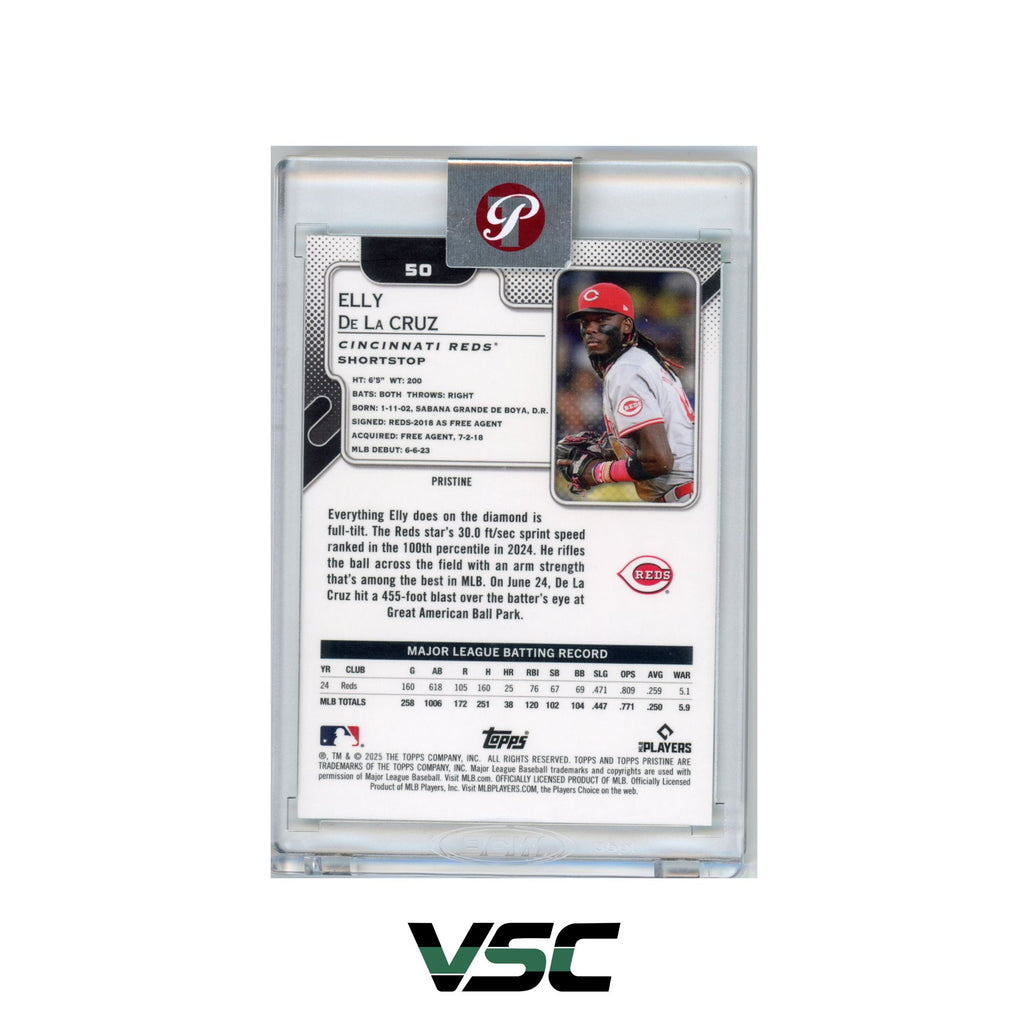 2025 Topps Pristine · Elly De La Cruz · 50