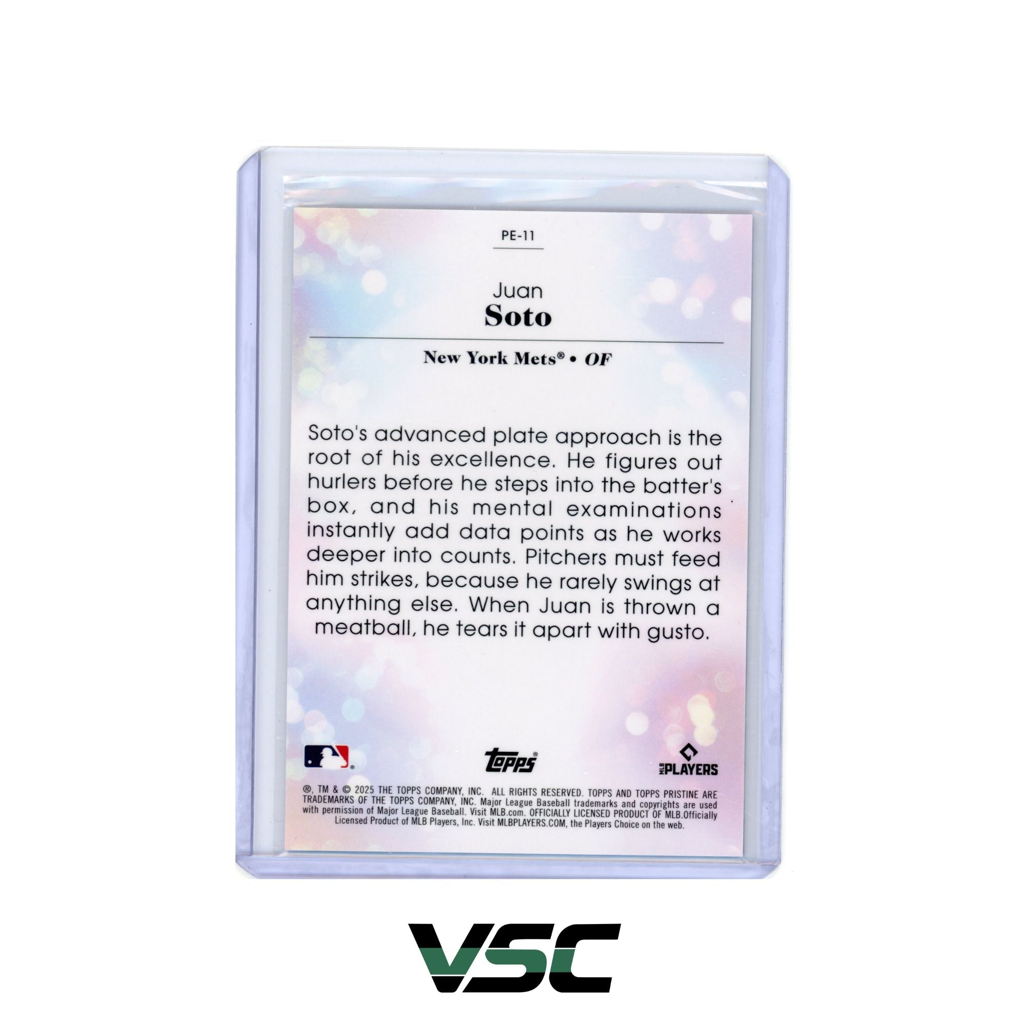 2025 Topps Pristine · Juan Soto · PE11