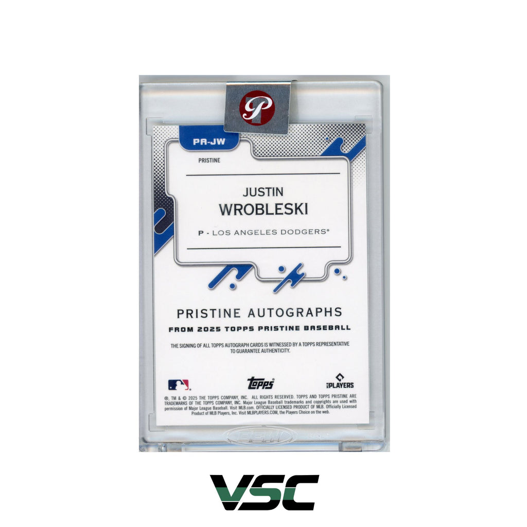 2025 Topps Pristine · Justin Wrobleski · PAJW
