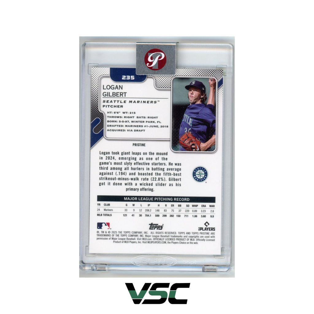 2025 Topps Pristine · Logan Gilbert · 235