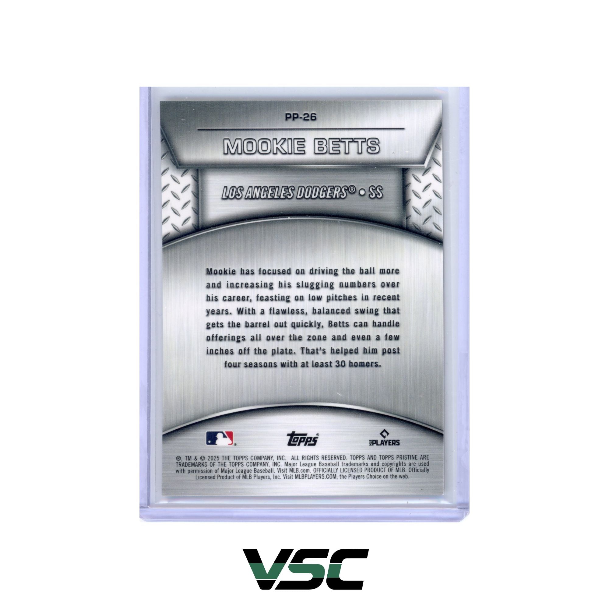 2025 Topps Pristine · Mookie Betts · PP26