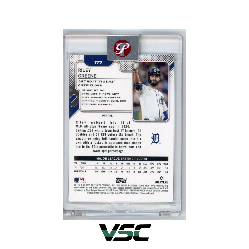 2025 Topps Pristine · Riley Greene · 177