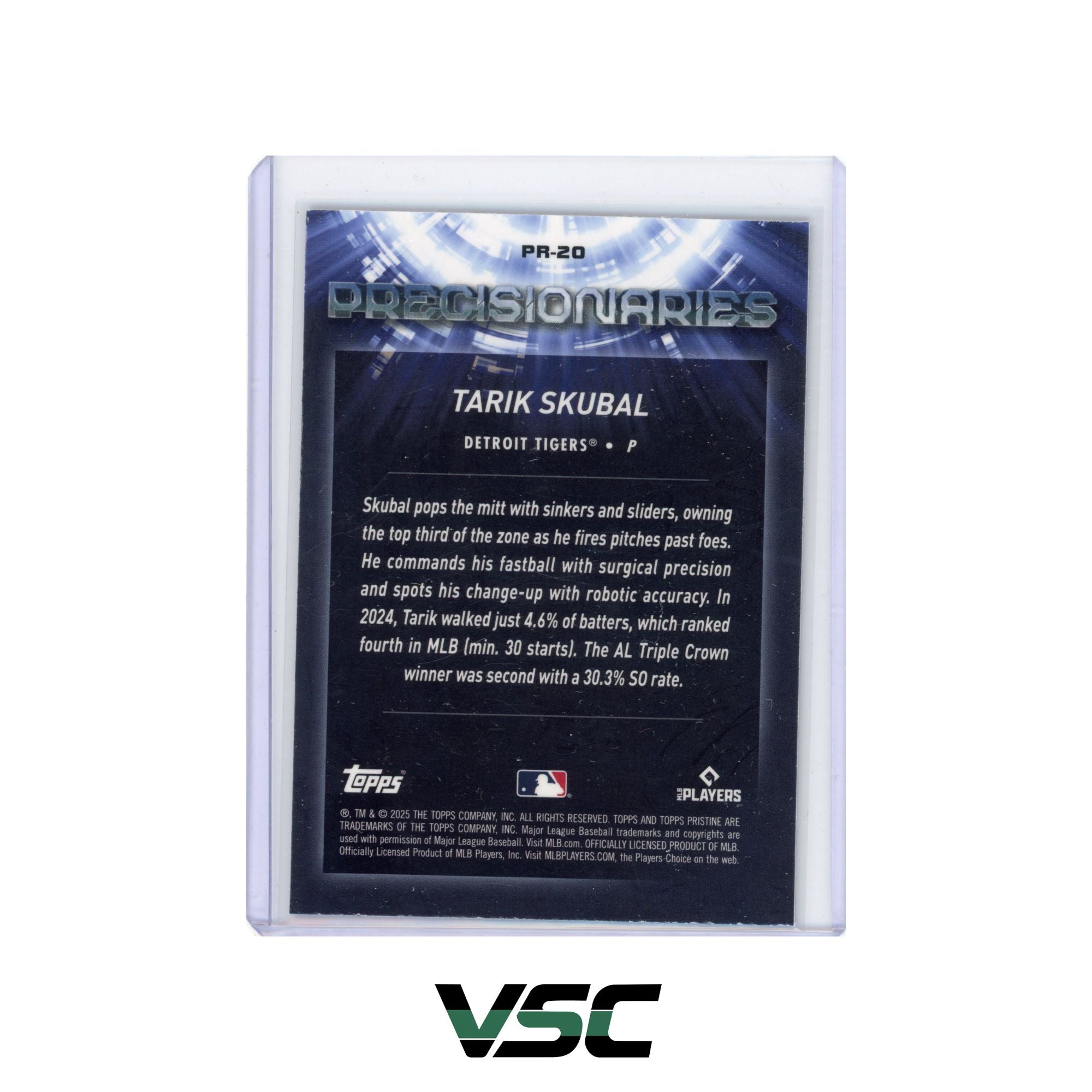 2025 Topps Pristine · Tarik Skubal · PR20
