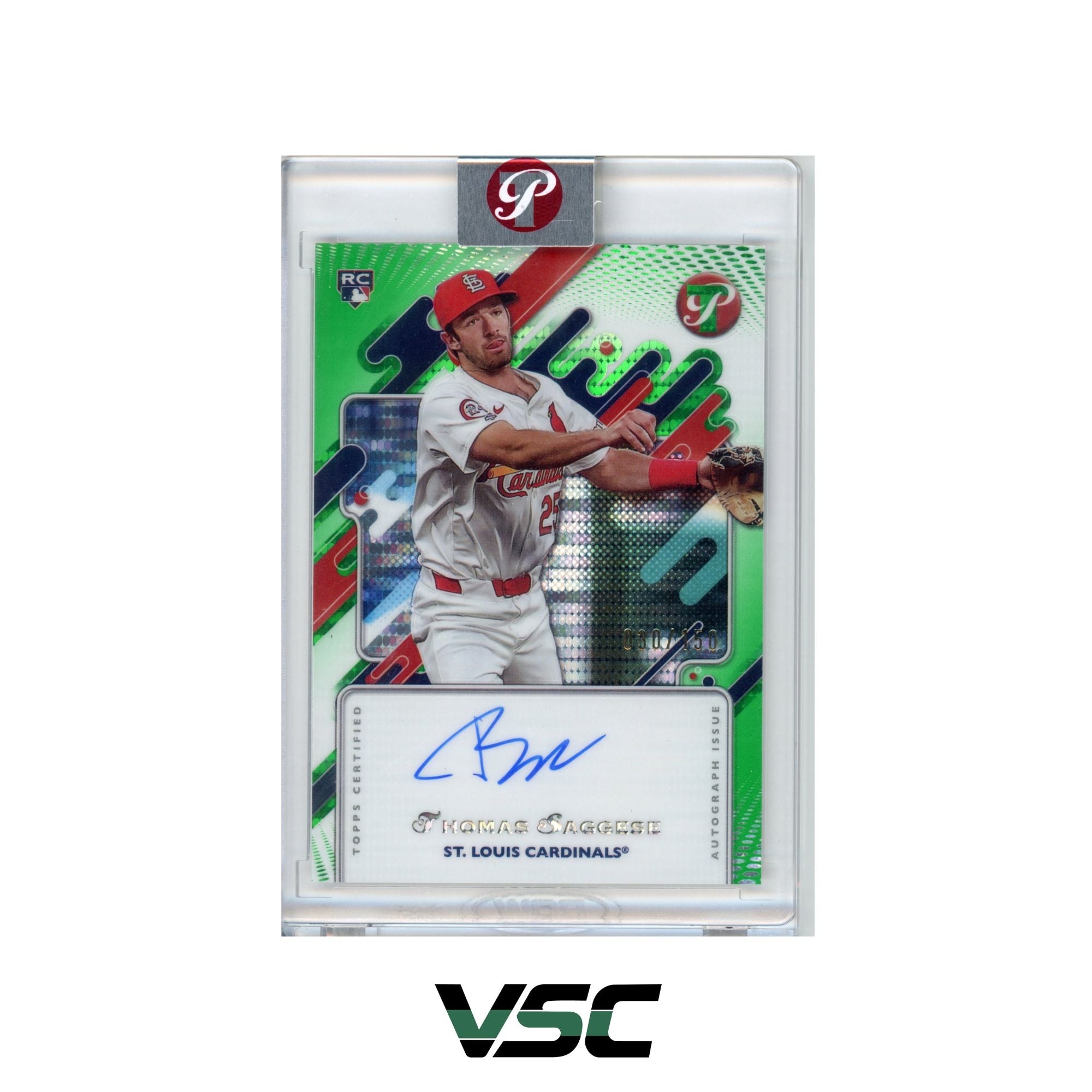 2025 Topps Pristine · Thomas Saggese · PATS
