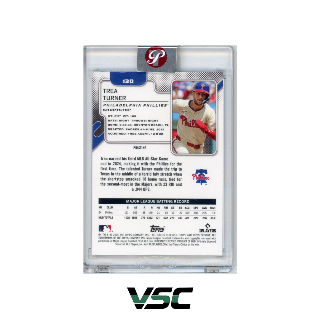 2025 Topps Pristine · Trea Turner · 130