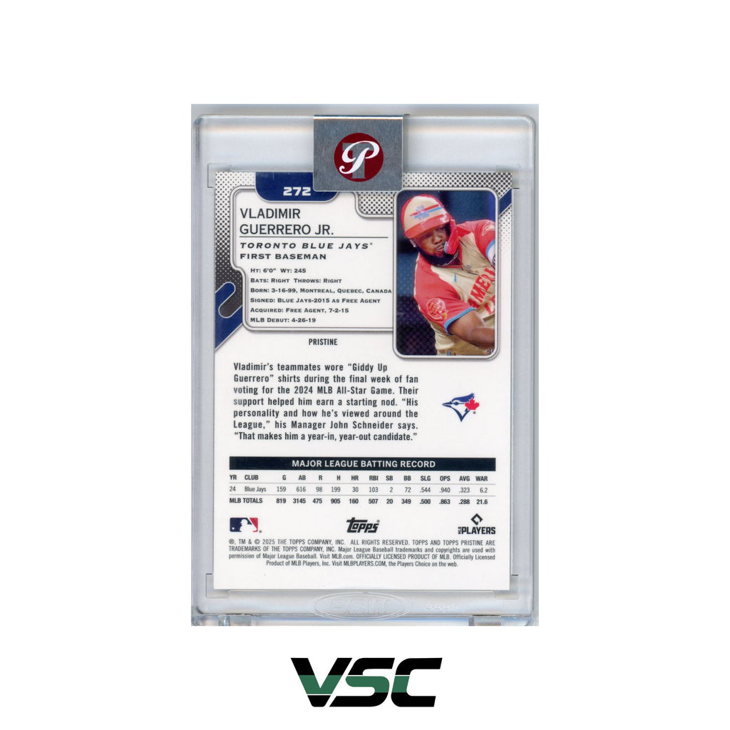 2025 Topps Pristine · Valdimir Guerrero Jr. · 272