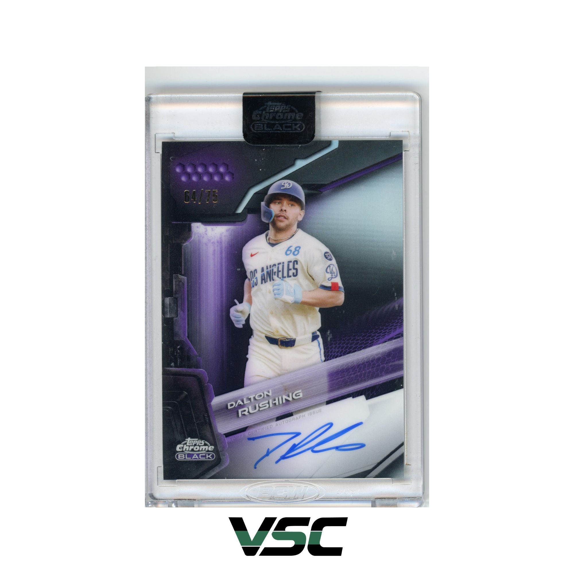 2026 Topps Chrome Black · Dalton Rushing · CBADR