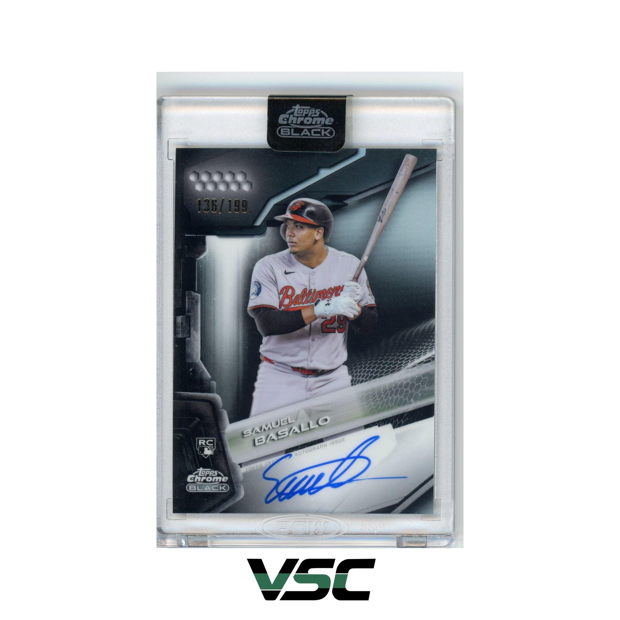 2026 Topps Chrome Black · Samuel Basallo · CBASB