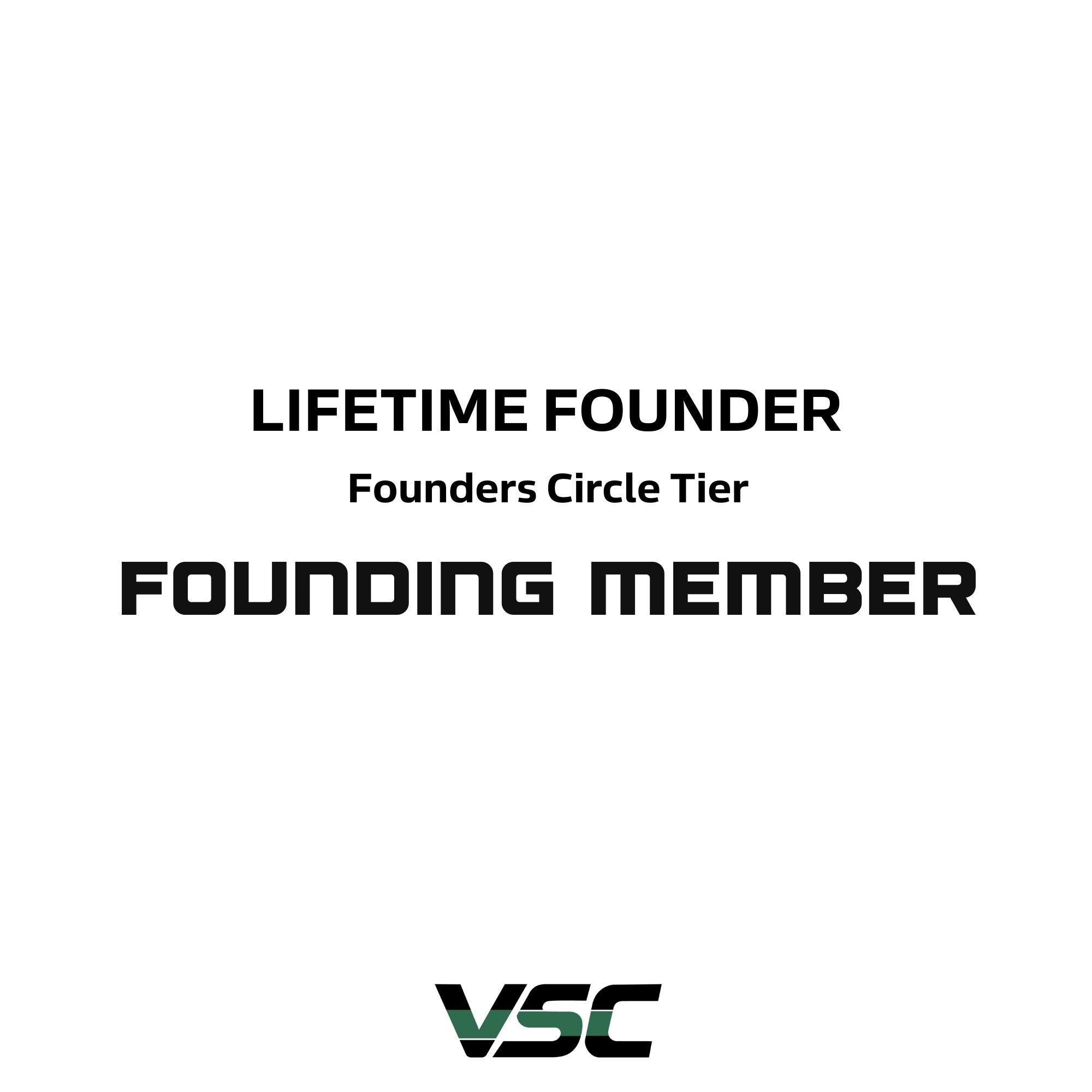 Founders Circle: Lifetime Founder